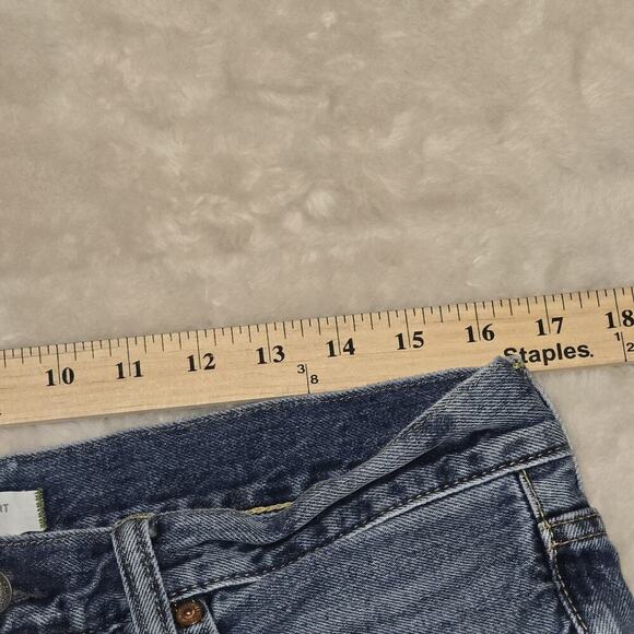 AE77 Women’s Classic Short Selvedge Denim Cutoff Shorts Size 12 FrayedDistressed - Picture 12 of 12